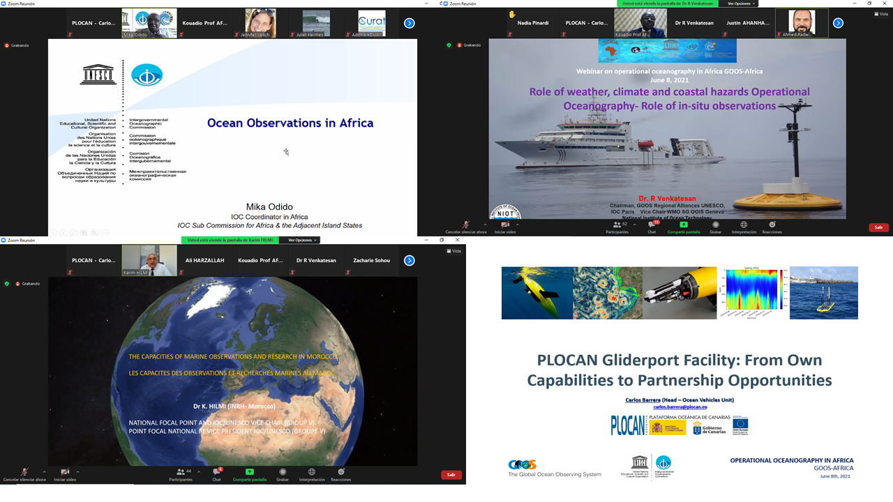 PLOCAN en la conferencia de GOOS-África sobre Oceanografía Operacional