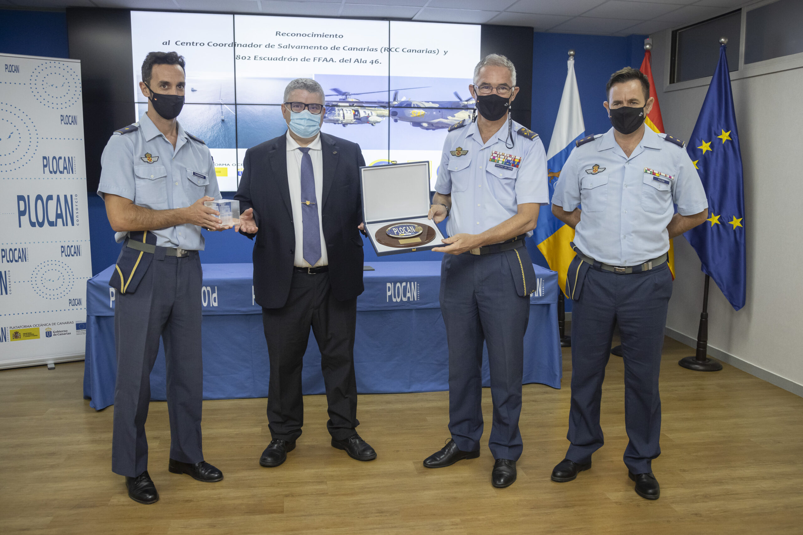 PLOCAN agradece la excelente y provechosa colaboración del Ejército del Aire en sus actividades