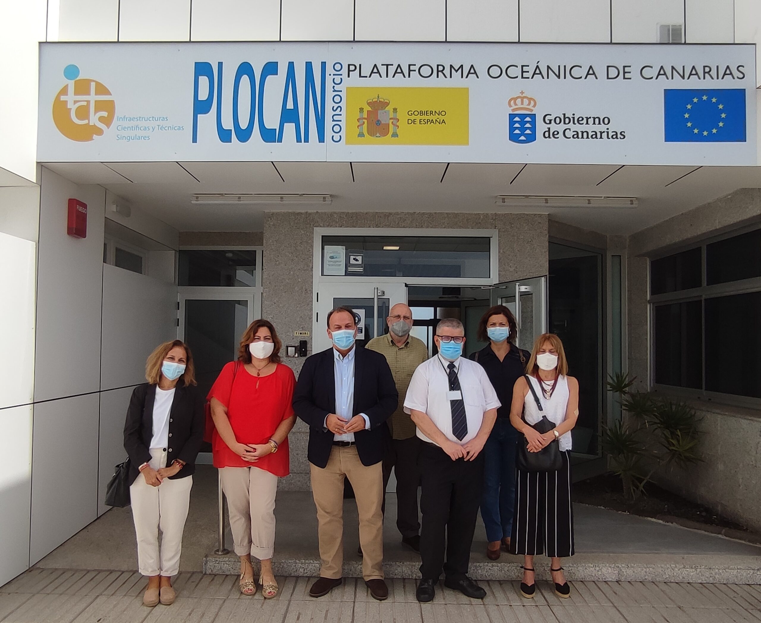 Diputados de la Comisión de Estudio sobre el Escenario de la Unión Europea 2021-2027 del Parlamento de Canarias visitan PLOCAN