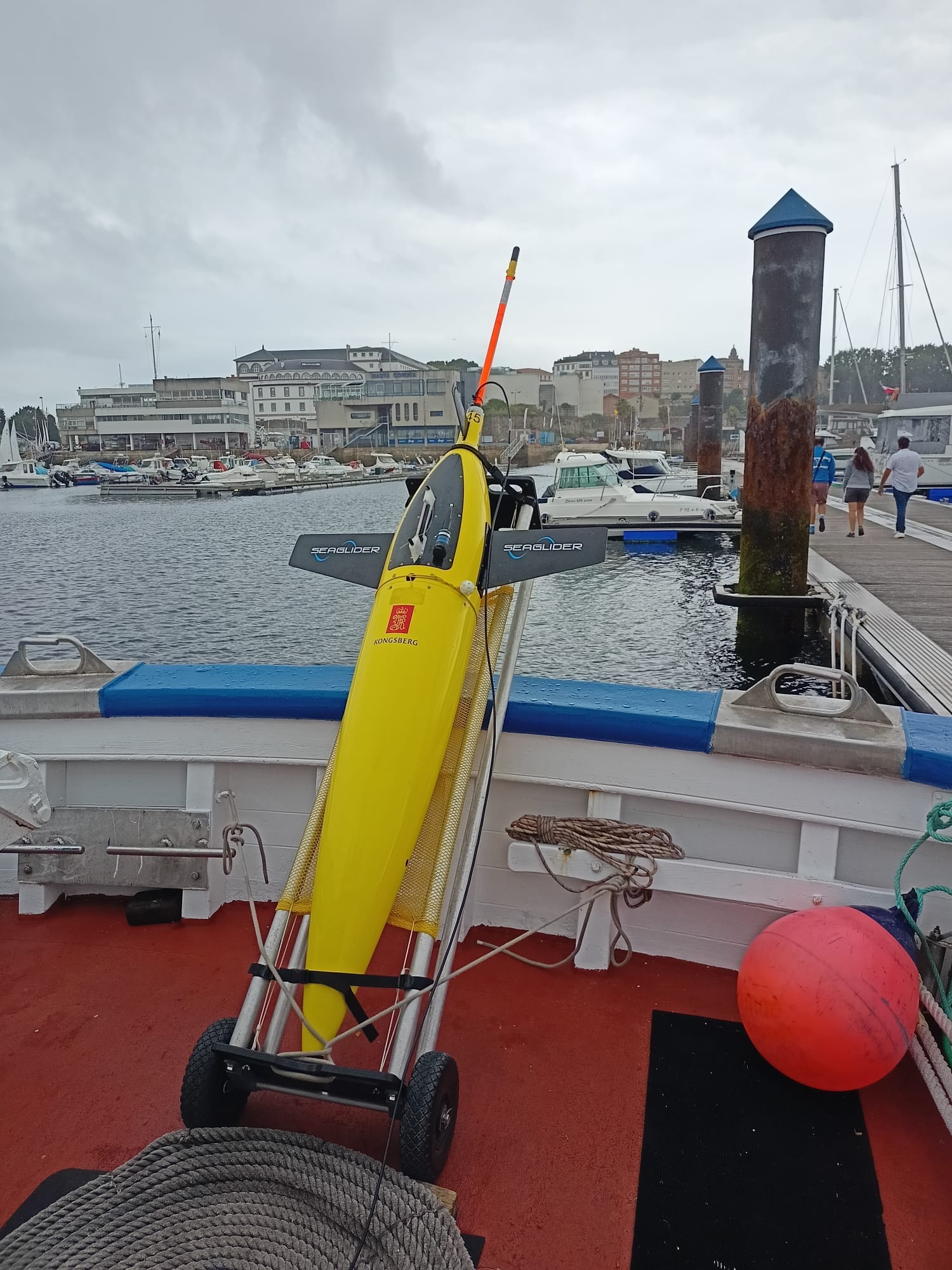 Un glider de PLOCAN en misión científica de observación oceánica liderada por el IEO en Finisterre