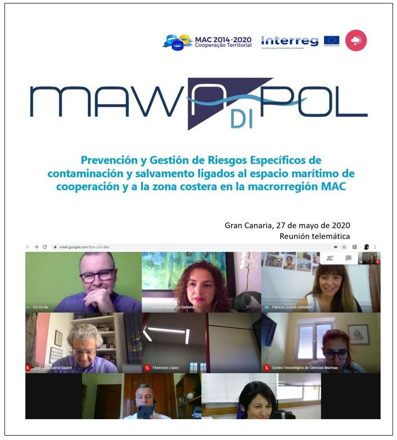 Presentación del Proyecto MAWADIPOL para prevención de la contaminación y el salvamento en el mar