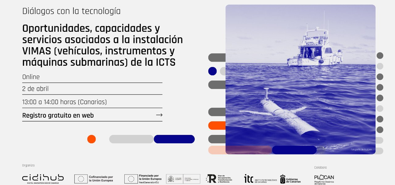 Opportunities and capabilities of the ICTS-PLOCAN’s VIMAS facility presented at the CIDIHUB technology webinar.